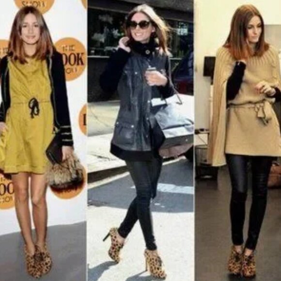 Matiko Sharon Leopard Animal Print Brogue Lace Up Oxford Platform Boots 6 - Picture 5 of 10